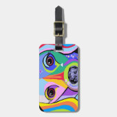 ダックスフント2 ラゲッジタグ (正面縦)