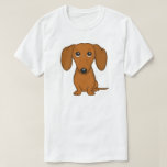 ダックスフント|のウィーナー犬|かわいいDoxieの漫画犬 Tシャツ<br><div class="desc">かわいいダックスフントの漫画犬のワイシャツ。 ウインナーの愛犬家のための素晴らしいギフト。</div>