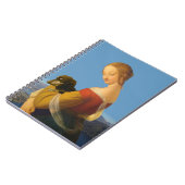 "ダックスフント"の芸術的なノートとのマドンナ ノートブック (左側)