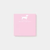 ダックスフント・ウィーナー・ドッグ・パッピー・ポストイット・ノート ポストイット (正面)