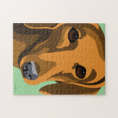 ダックスフント ジグソーパズル (横)