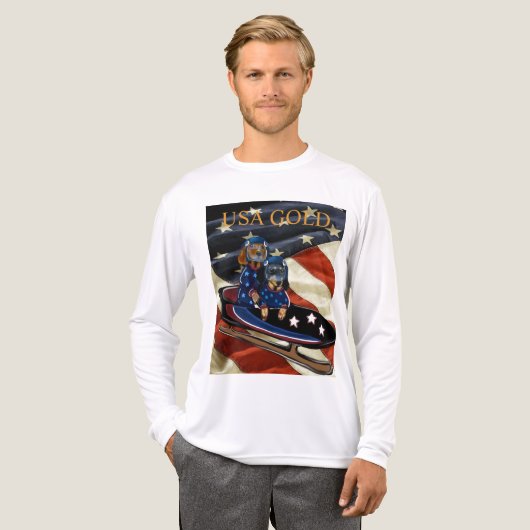 ダックスフント トライブレンドTシャツ (正面全体)