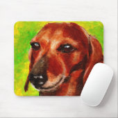ダックスフント マウスパッド (マウス)