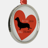 ダックスフント メタルオーナメント (右)