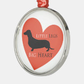 ダックスフント メタルオーナメント (左)