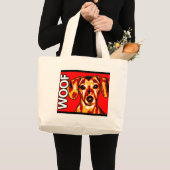 ダックスフント ラージトートバッグ (正面(商品))
