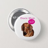 ダックスフント- Doxieの元の巧妙なデザイン 缶バッジ (正面&裏面)
