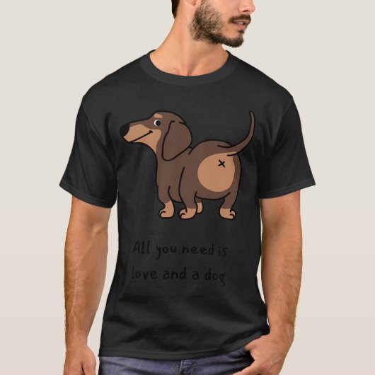 ダックスフント Tシャツ (正面)