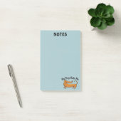 ダックスフンドがくれたPost-it®メモ 4 x 6 ポストイット (オフィス)