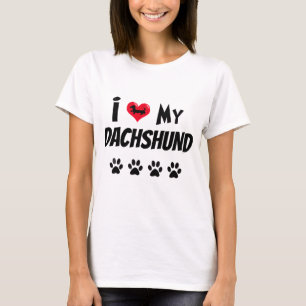 ダックスフンドが大好き Tシャツ