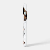 ダックスフンドとアイスコーヒー iPhone 15ケース (左側面)