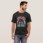 ダックスフンドと最高の犬の父 Tシャツ (正面フル)