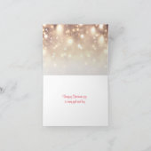 ダックスフンドのクリスマス子犬グリーティングカード カード (内部)