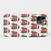 ダックスフンドのクリスマス Case-Mate iPhoneケース (裏面(横))