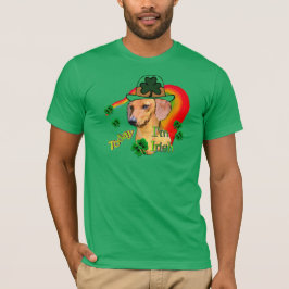 ダックスフンドのセントパトリックの日 Tシャツ