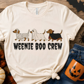 ダックスフンドのハロウィンコスチュームパレード Tシャツ