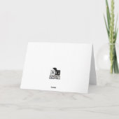 ダックスフンドのバレンタインデーカード サンキューカード (裏面)