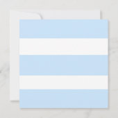 ダックスフンドのベビーシャワー招待状ポストカード 招待状 (裏面)