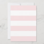 ダックスフンドのベビーシャワー 招待状 (裏面)