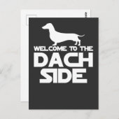 ダックスフンドの世界へようこそ ポストカード (正面/裏面)