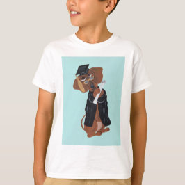 ダックスフンドの卒業式 Tシャツ