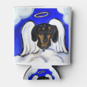 ダックスフンドの天使 缶クーラー (正面)