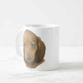 ダックスフンドの子犬 コーヒーマグカップ (正面左)