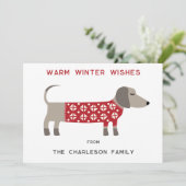 ダックスフンドの楽しみ シーズンカード (スタンド正面)