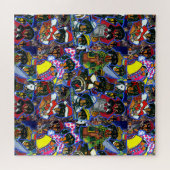 ダックスフンドの漫画 ジグソーパズル (横)