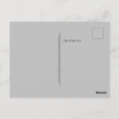 ダックスフンドの犬の日 ポストカード (裏面)