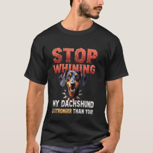 ダックスフンドの犬の飼い主のための面白いジムギフト Tシャツ