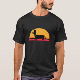 ダックスフンドの衣装 ウィーナードッグ ソーセージドッグ 変装 Tシャツ