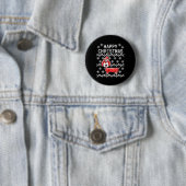 ダックスフンドの醜いクリスマス犬 缶バッジ (インサイチュ)