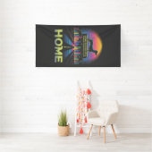 ダックスフンドの長いシルエット、愛の長い影 横断幕 (インサイチュ)