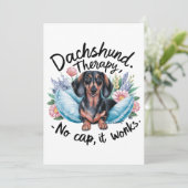 ダックスフンドセラピー 効果あるでしょ？ 招待状 (スタンド正面)