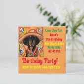 ダックスフンドパーティー 招待状 (スタンド正面)