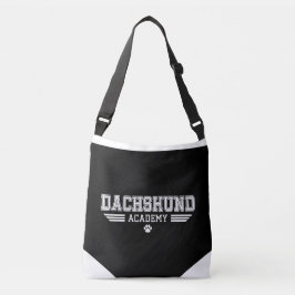 ダックスフンド アカデミー - WK/BK コーナースタイル クロスボディバッグ
