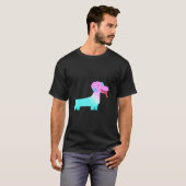 ダックスフンド ウィナードッグ 男性 Tシャツ (正面フル)