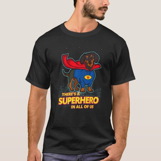 ダックスフンド ウィーナードッグの種類 102 Tシャツ (正面)
