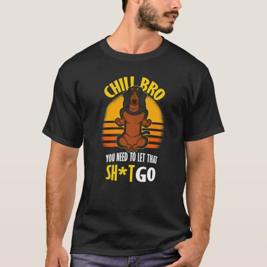 ダックスフンド ウィーナードッグの種類  94 Tシャツ (正面)