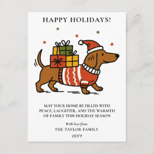 ダックスフンド ウィーナードッグ クリスマス 変なセーター