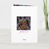 ダックスフンド カード (裏面)