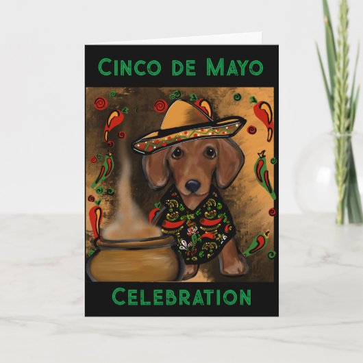 ダックスフンド カード (正面)