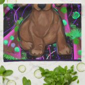 ダックスフンド キッチンタオル (折り畳み)