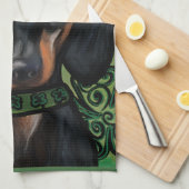 ダックスフンド キッチンタオル (四つ折り)