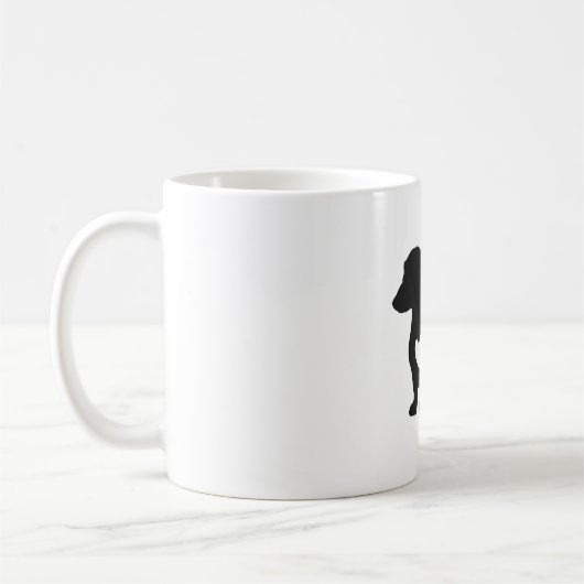 ダックスフンド コーヒーマグカップ (左)