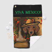 ダックスフンド ゴルフタオル (インサイチュ)