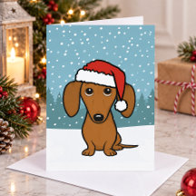 ダックスフンド サンタ かわいい ウィーンダッグ クリスマス