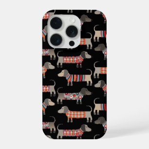 ダックスフンド サーセージ ドッグ ダーク iPhone 15 PROケース