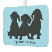 ダックスフンド シルエット カーエアーフレッシュナー (左)